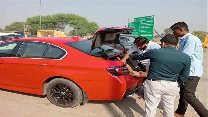 परिवहन विभाग द्वारा मेठवाडा टोल पर वाहनों की जाँच कर 23 वाहन स्वामियों के ख़िलाफ़ 12 हजार रुपए कि की गई चालानी कार्यवाही