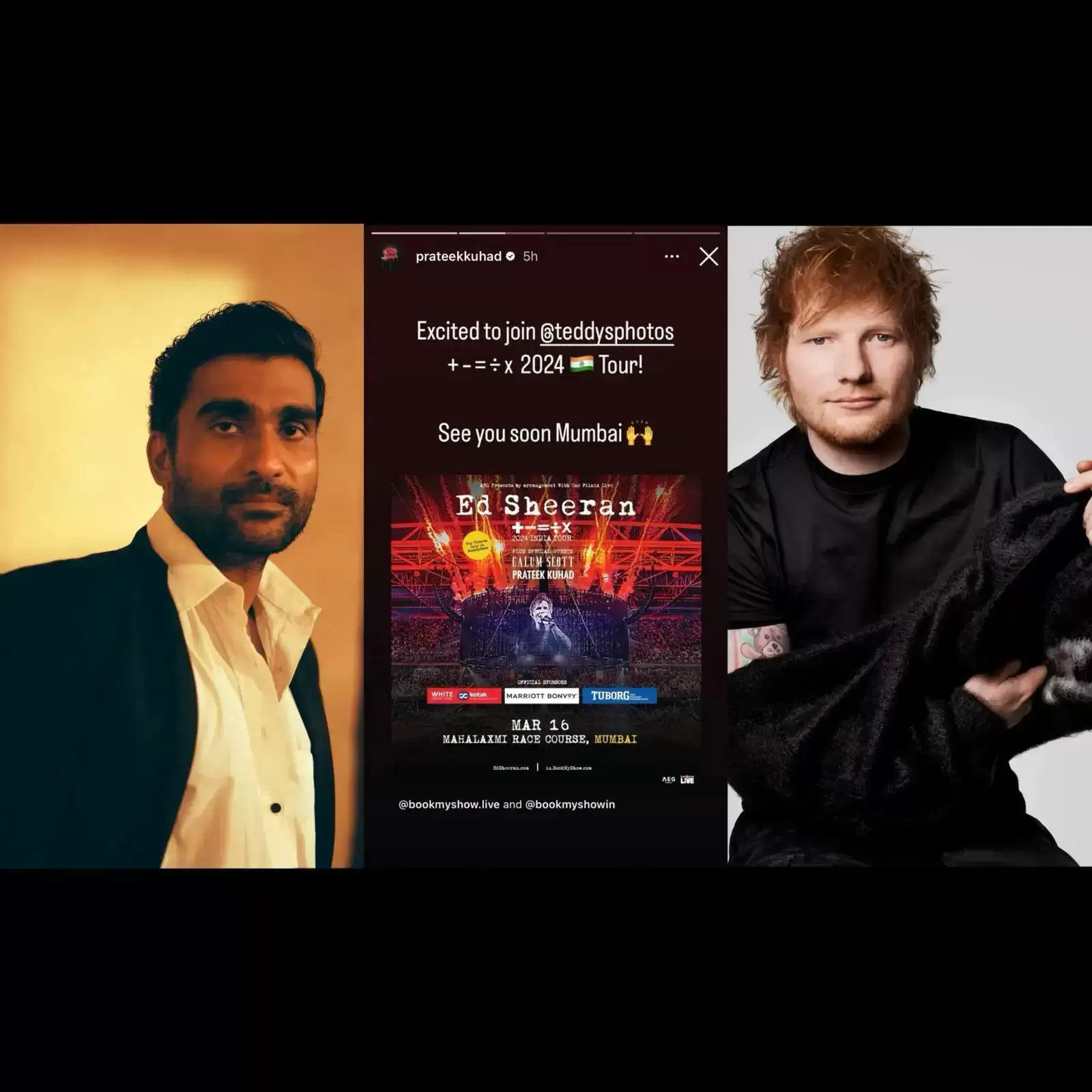 Ed Sheeran and Prateek Kuhad to Cast a Musical Spell on Mumbai!