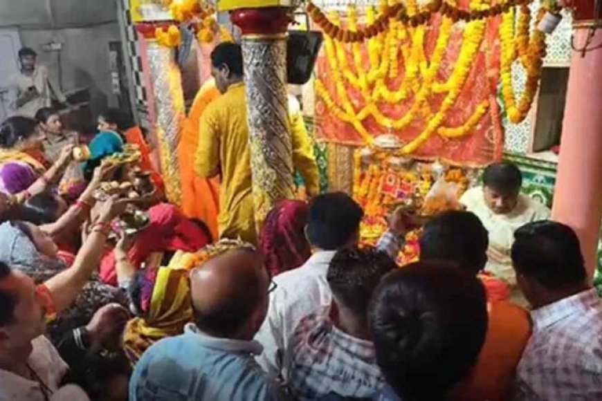 प्रयागराज:-शीतला-अष्टमी-पर-मां-कल्याणी-देवी-मंदिर-में-श्रद्धालुओं-की-लगी-कतार