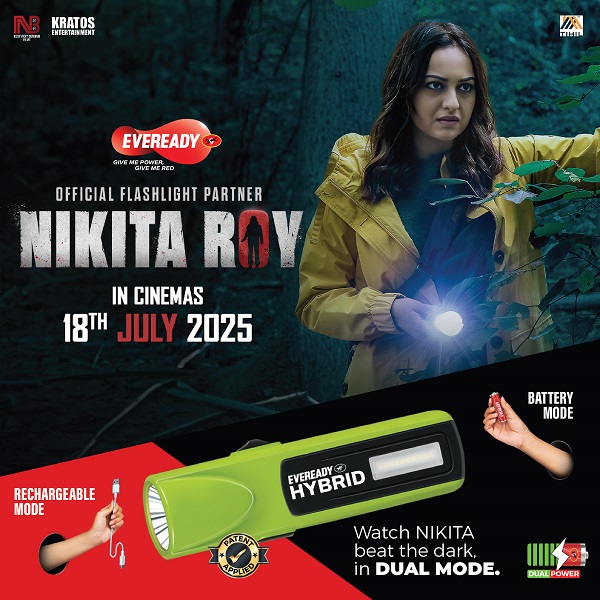 eveready-launches-india’s-1st-ever-hybrid-torch-with-sonakshi-sinha-starrer-‘nikita-roy’