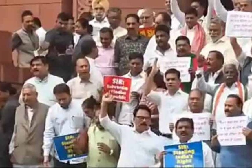 बिहार-वोटर-लिस्ट-विवाद-से-संसद-में-हंगामा,-लोकसभा-राज्यसभा-की-कार्यवाही-ठप