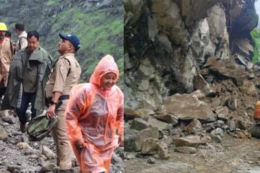 राज्य-में-भूस्खलन-से-302-सड़कें-बंद,-कई-हिस्सों-में-सात-दिन-का-भारी-बारिश-अलर्ट