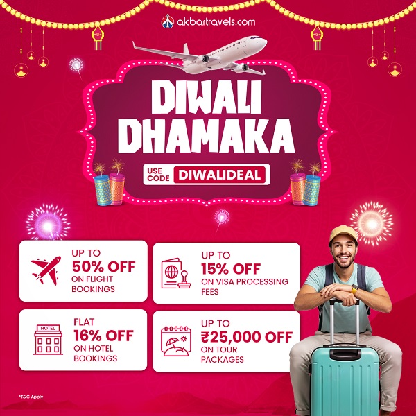 akbar-travels-launches-‘diwali-dhamaka-deals-2025’-with-big-savings-up-to-rs.-25,000