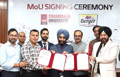 chandigarh-university-signs-mou-with-india&apos;s-2nd-largest-paint-company-berger-paints