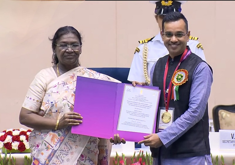 prateek-madhav-honoured-with-national-award-for-individual-excellence-by-depwd,-mosj&e